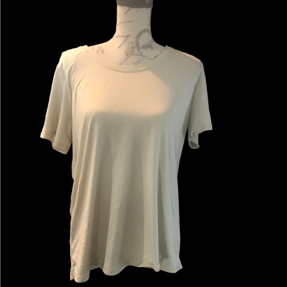 Xersion Large Beige Short Sleeve Top - Picture 12 of 12